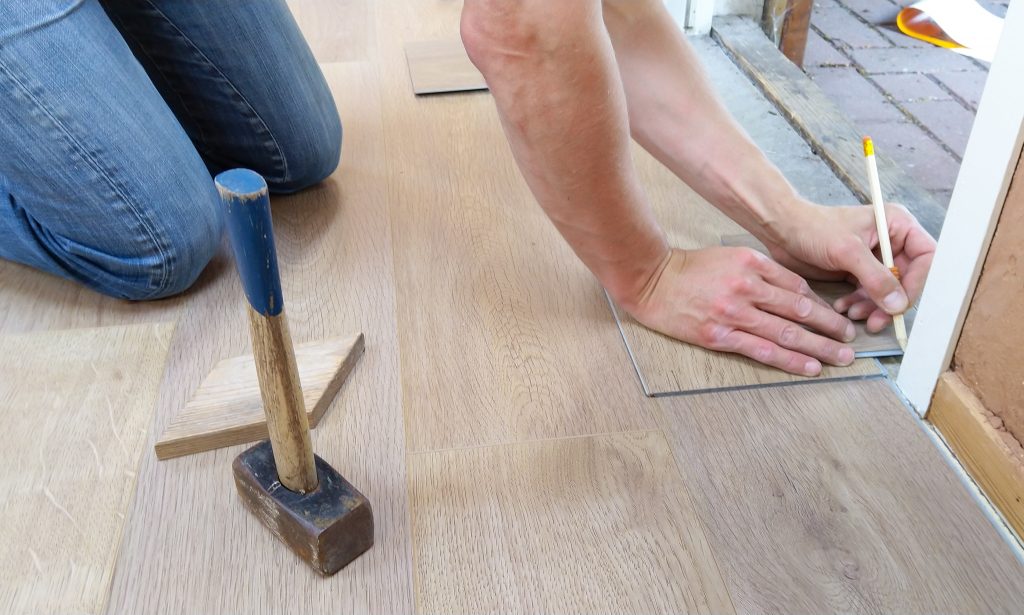 luxury vinyl tile vs. hardwood flooring