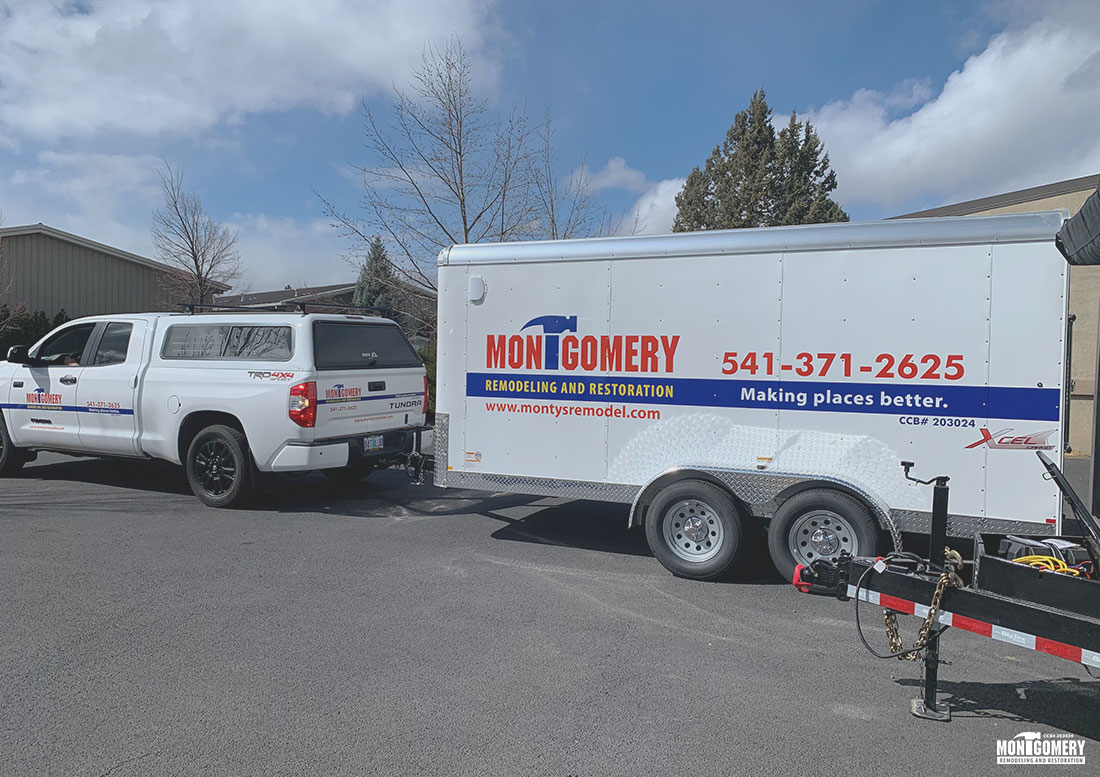 Montgomery Builders work truck